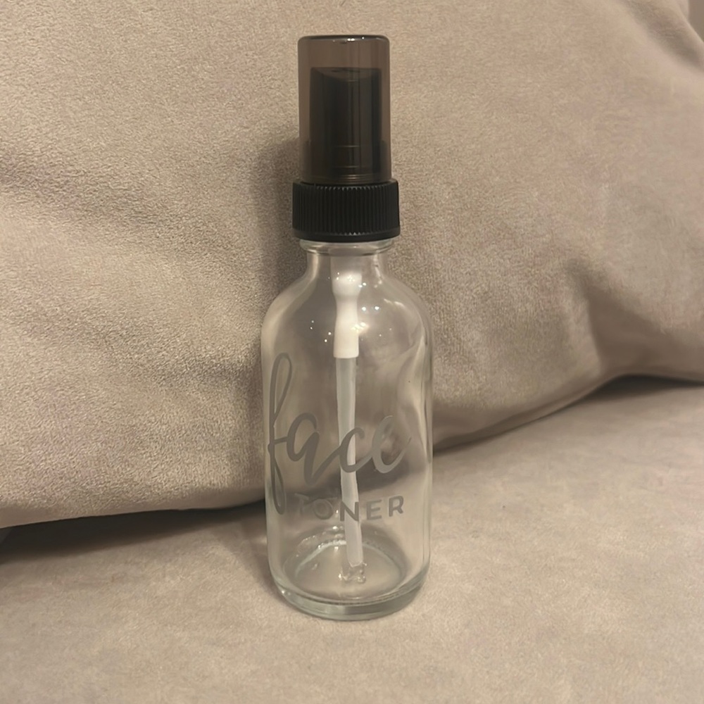 2 oz. Spray Bottle with Face Toner Decal